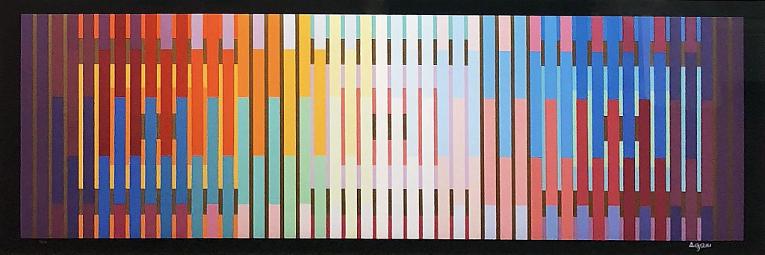 Abstract Purple, Blue, Greens