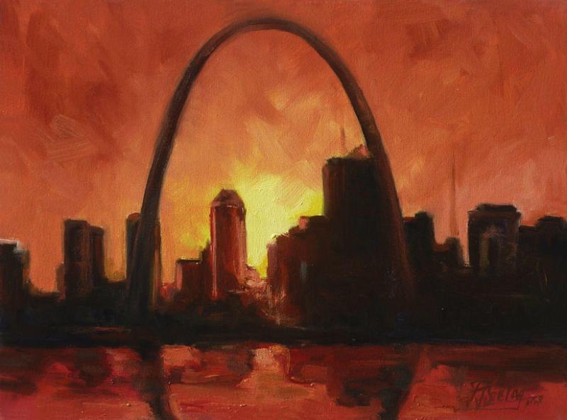 St. Louis Downtown - Sunset