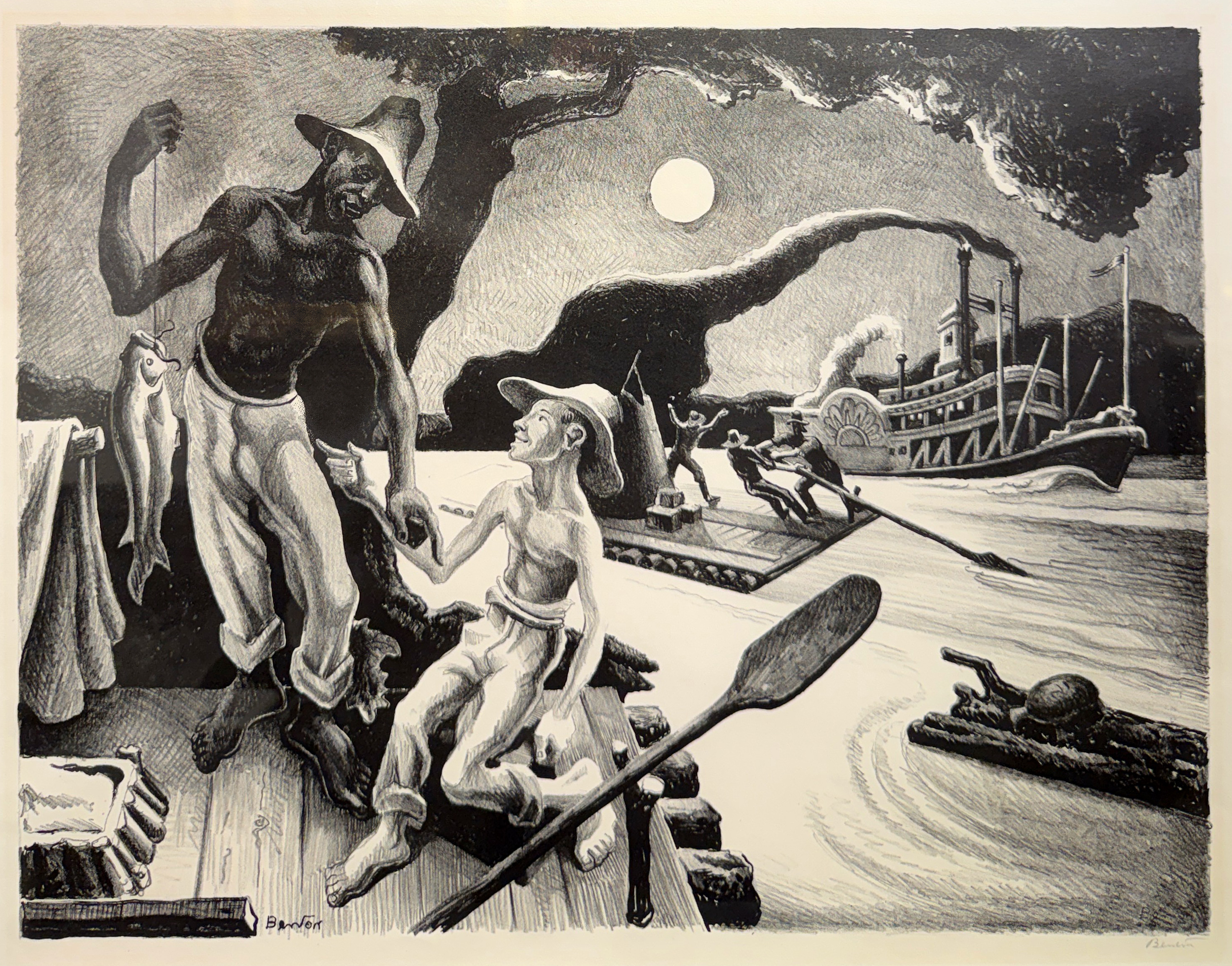 Thomas Hart Benton, Huck Finn, 1936